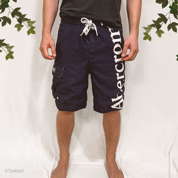 Abercrombie & Fitch Other - Abercrombie Mens Swim Trunks Shorts Navy Blue, M